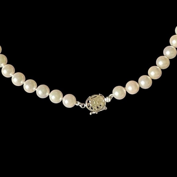 NEW Rio Pearl White South Seas Cultured Pearl Necklace with 14K Gold Clasp - Picture 8 of 11